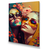 Stylish Women Kissing IV