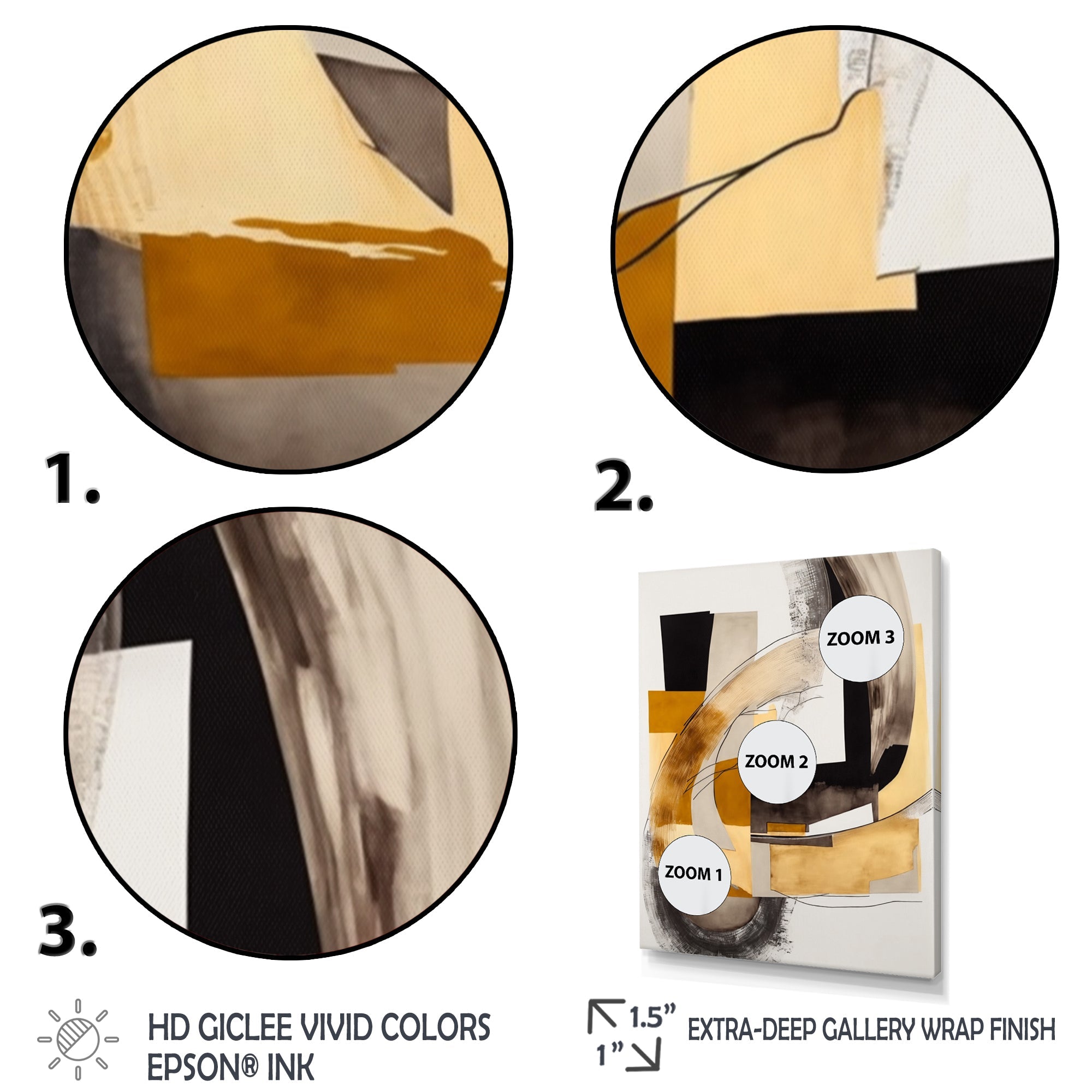 Glam Art Deco Abstract IV