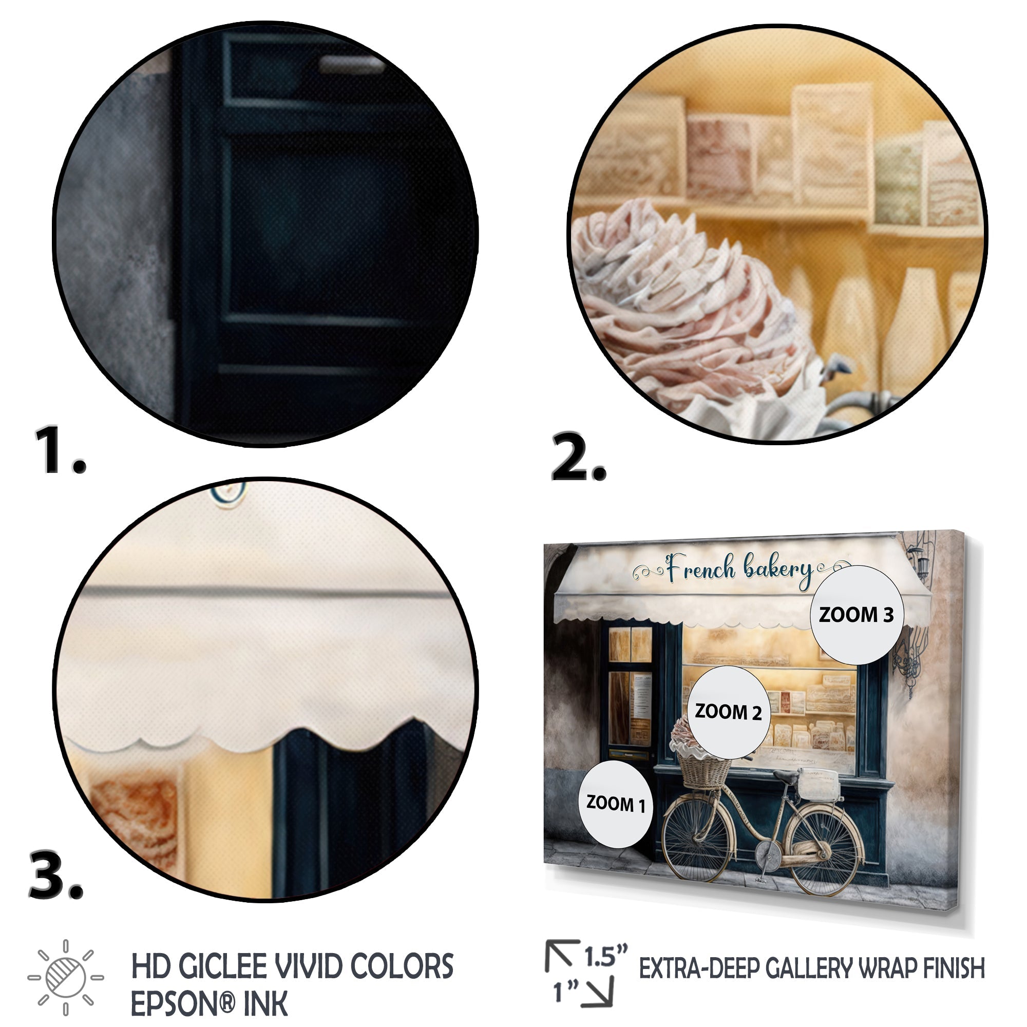 Bicycle In Front A French Bakery IV