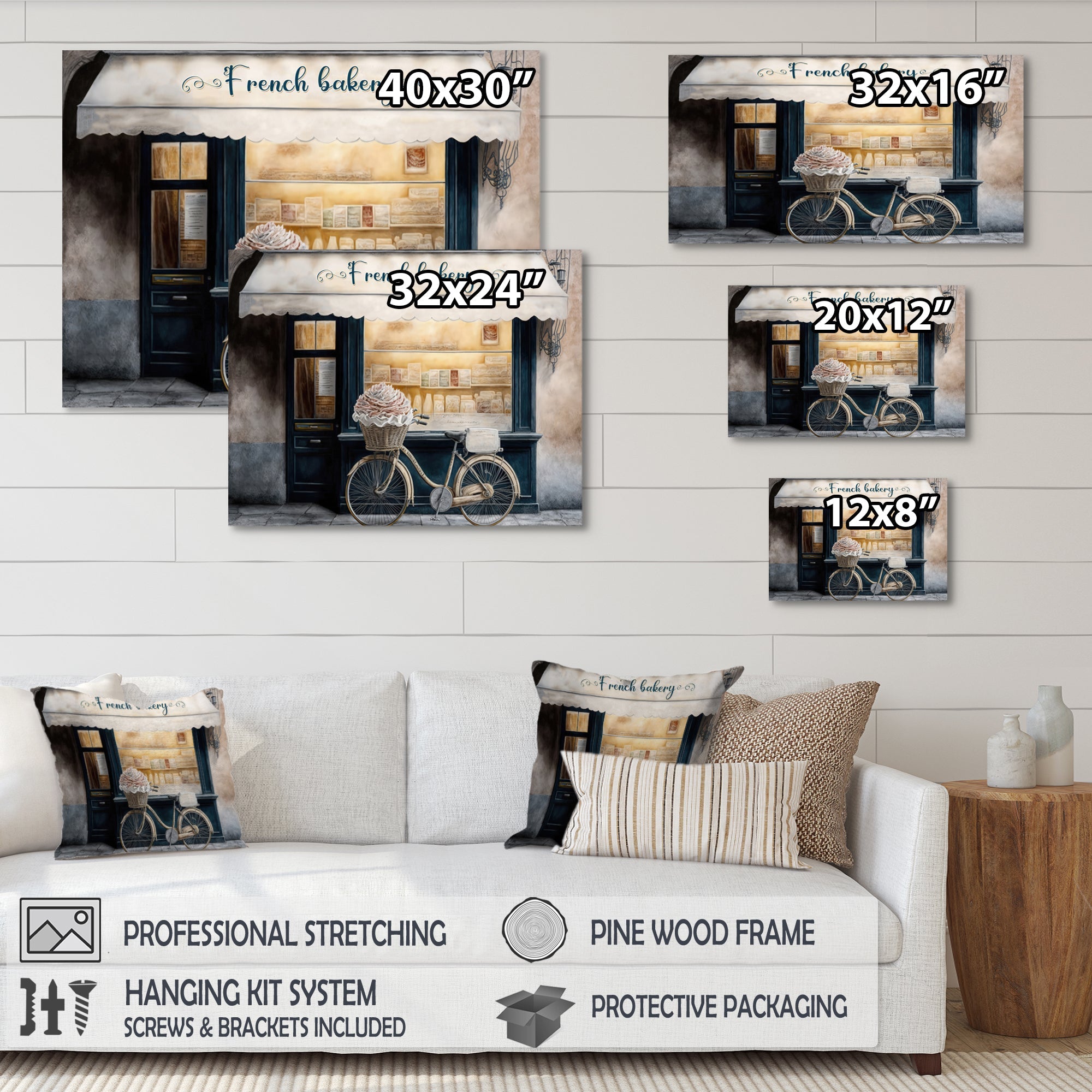 Bicycle In Front A French Bakery IV