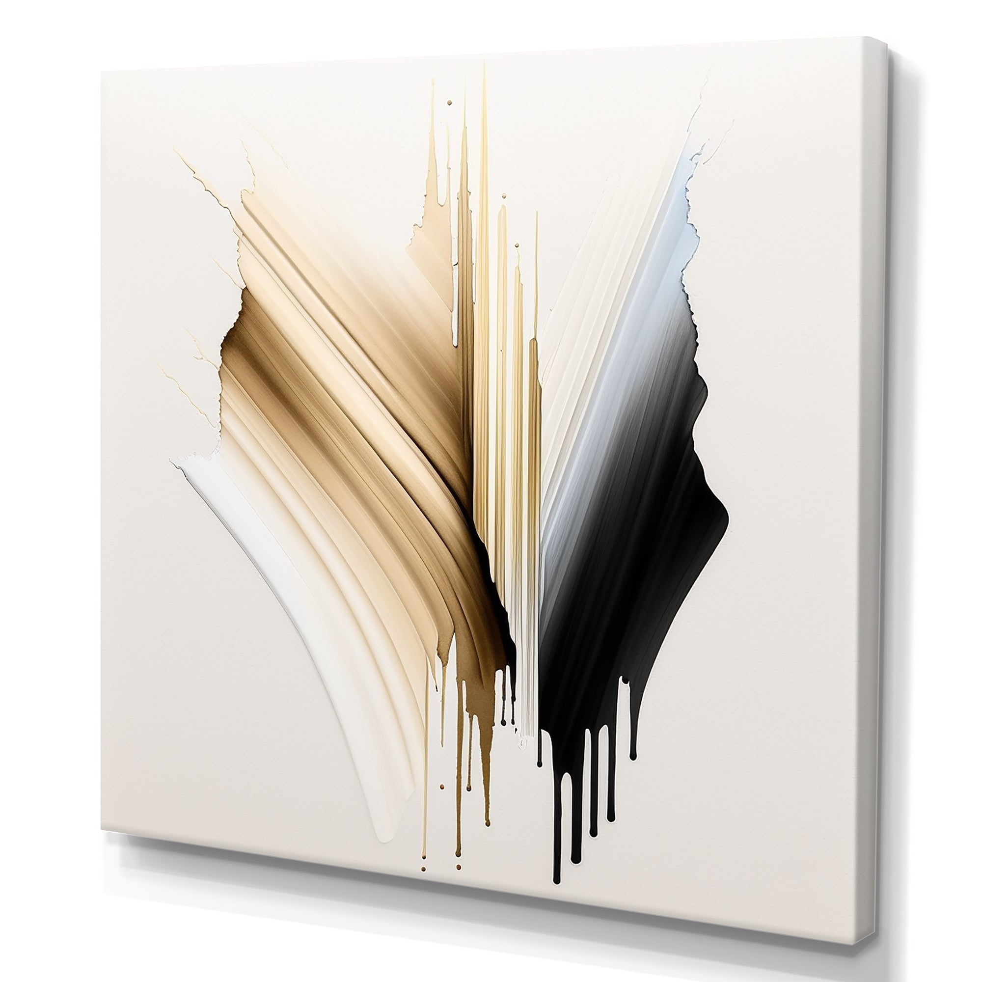 Minimalism Pink And Gold Cubic Fusion IV