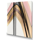 Minimalism Pink And Gold Cubic Fusion V