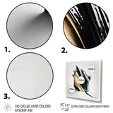 Black And Gold Cubic Expression VI