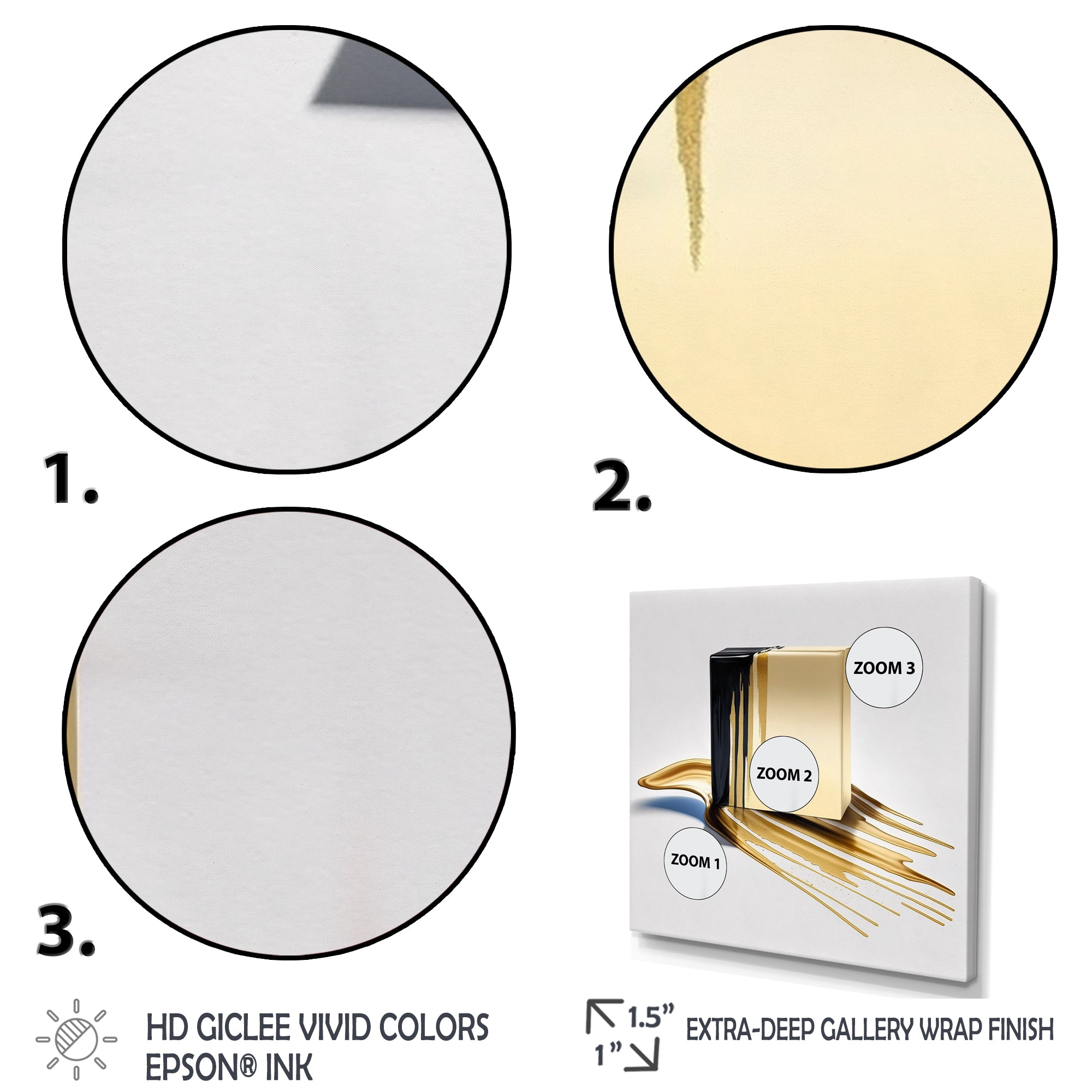 Black And Gold Cubic Expression VIII