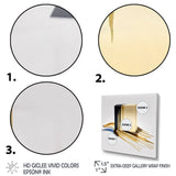 Black And Gold Cubic Expression VIII