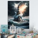 Fantasy Lighthouse In The Arctic Ocean III