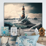 Fantasy Lighthouse In The Arctic Ocean IV