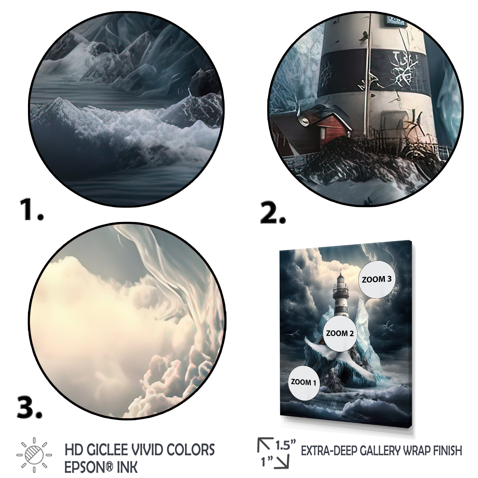 Fantasy Lighthouse In The Arctic Ocean V