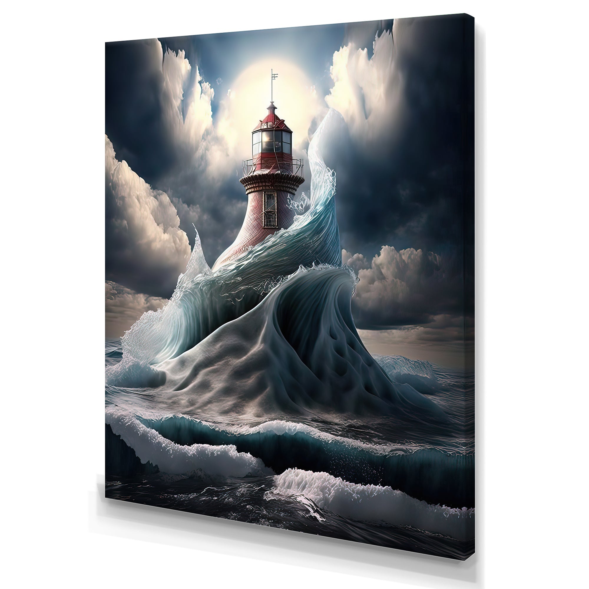 Fantasy Lighthouse In The Arctic Ocean VI