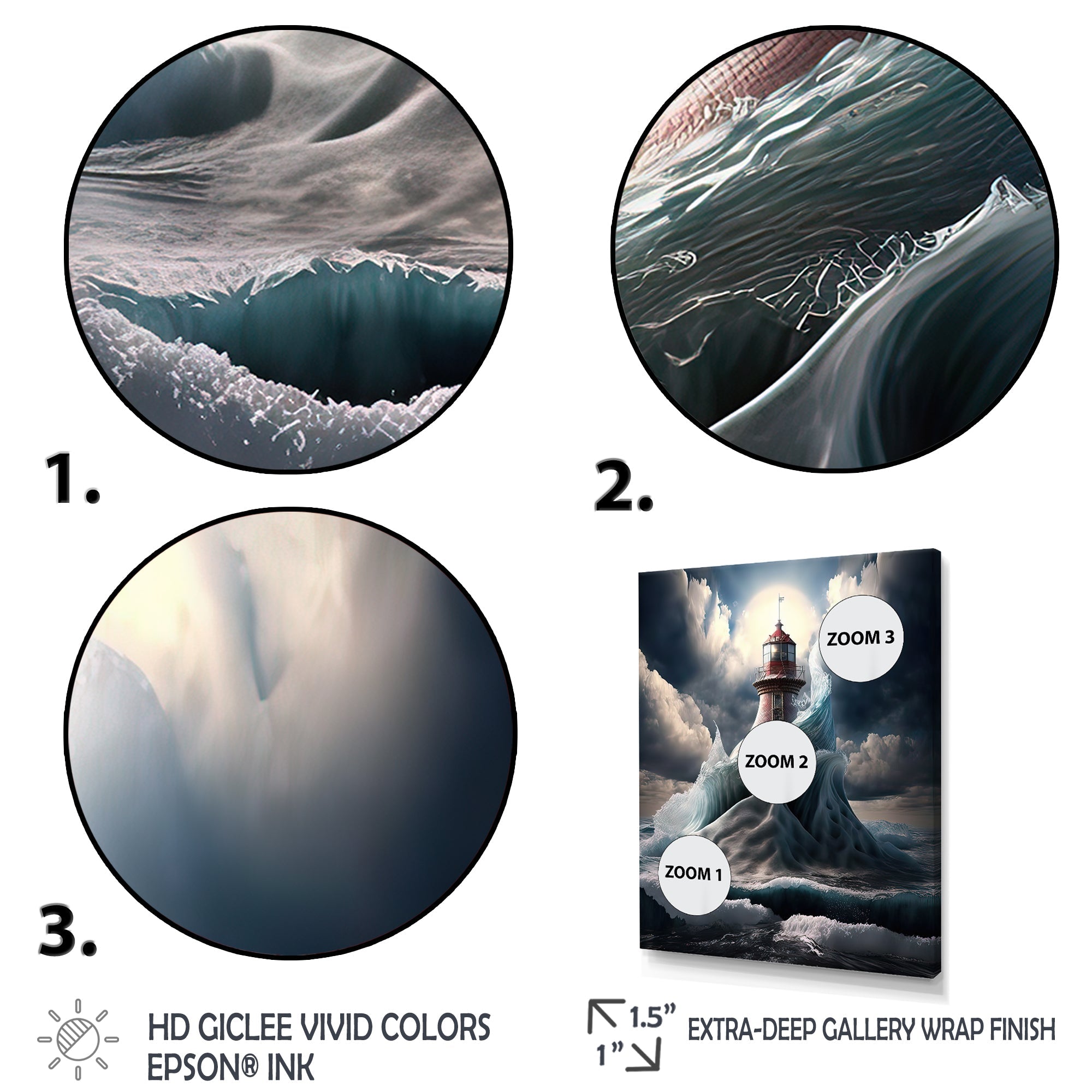 Fantasy Lighthouse In The Arctic Ocean VI