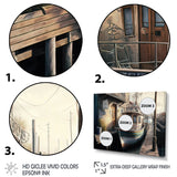 Rustic Port With A Fishing Boat IV