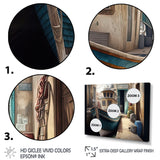 Rustic Port With A Fishing Boat VI