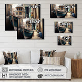 Rustic Port With A Fishing Boat VI