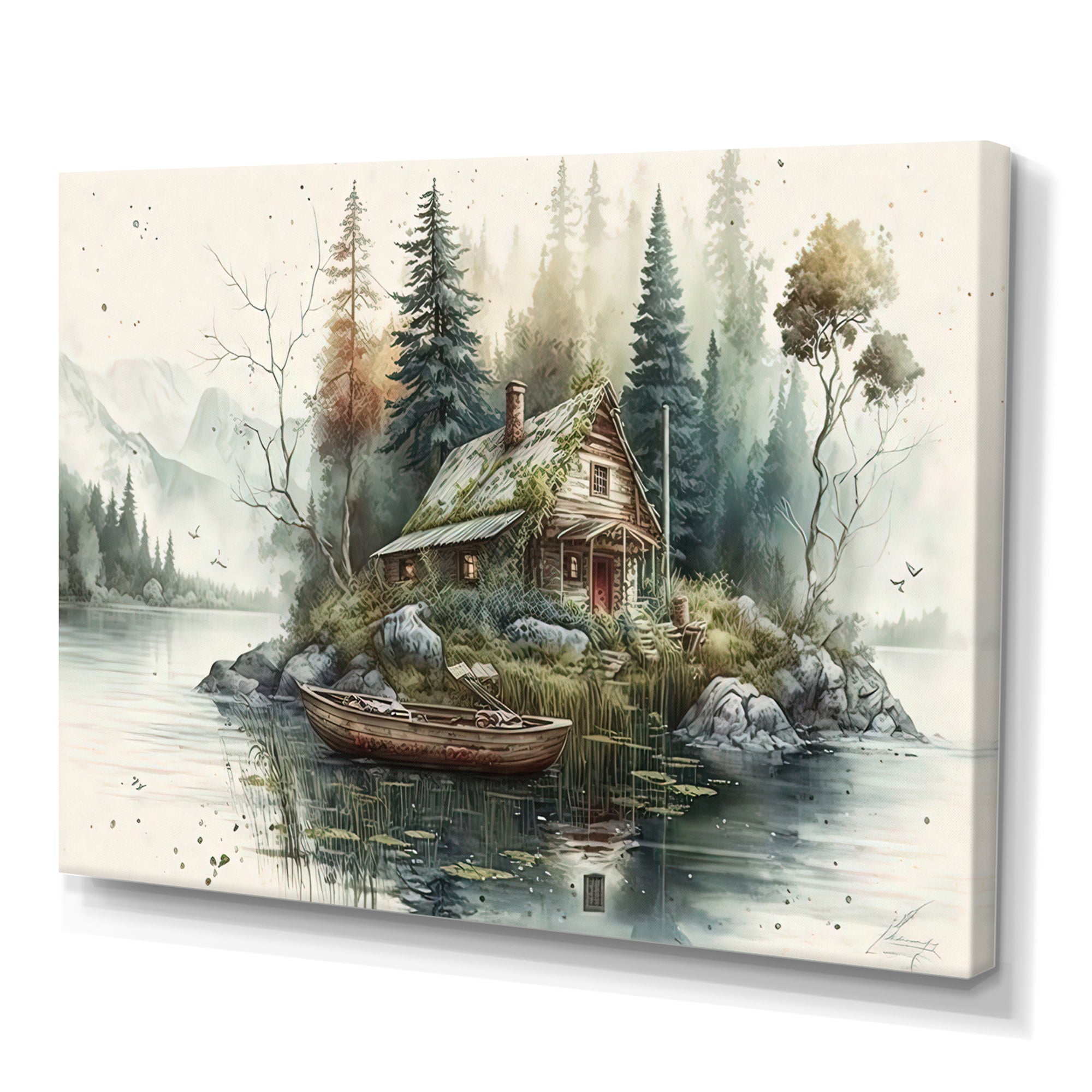 Fishing House By The Lake I
