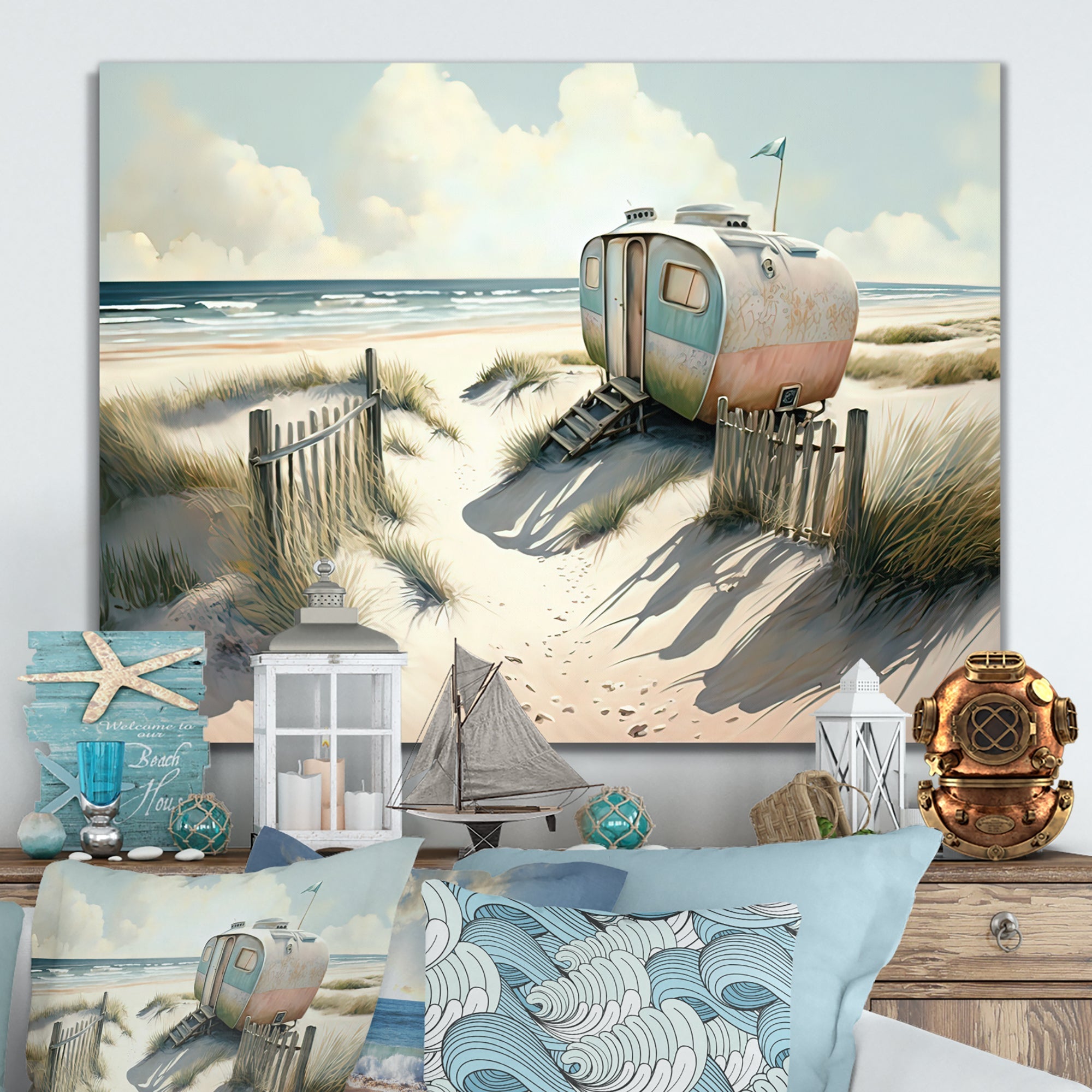 Camping On The Beach