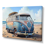 70S Surfing Van At The Beach III