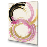 Pink And Gold Curves IV