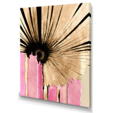 Pink Gerbera Flower On Abstract Fusion I