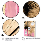 Pink Gerbera Flower On Abstract Fusion I