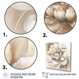 Single Beige Flower II