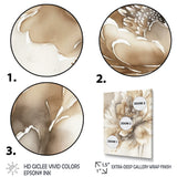 Single Beige Flower IV