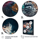 Cute Tiger Floral Art II