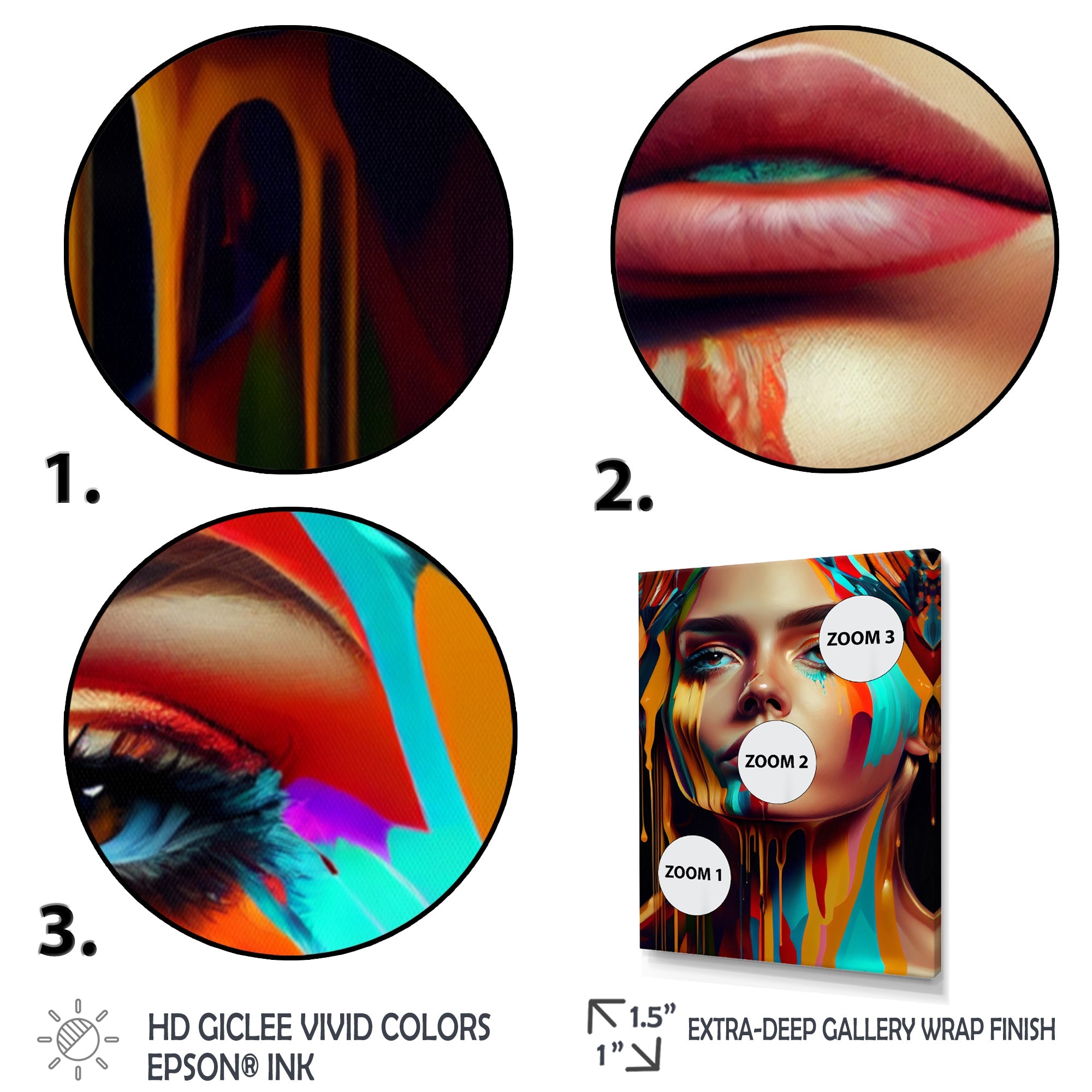 Vibrant Creative Woman Portrait V