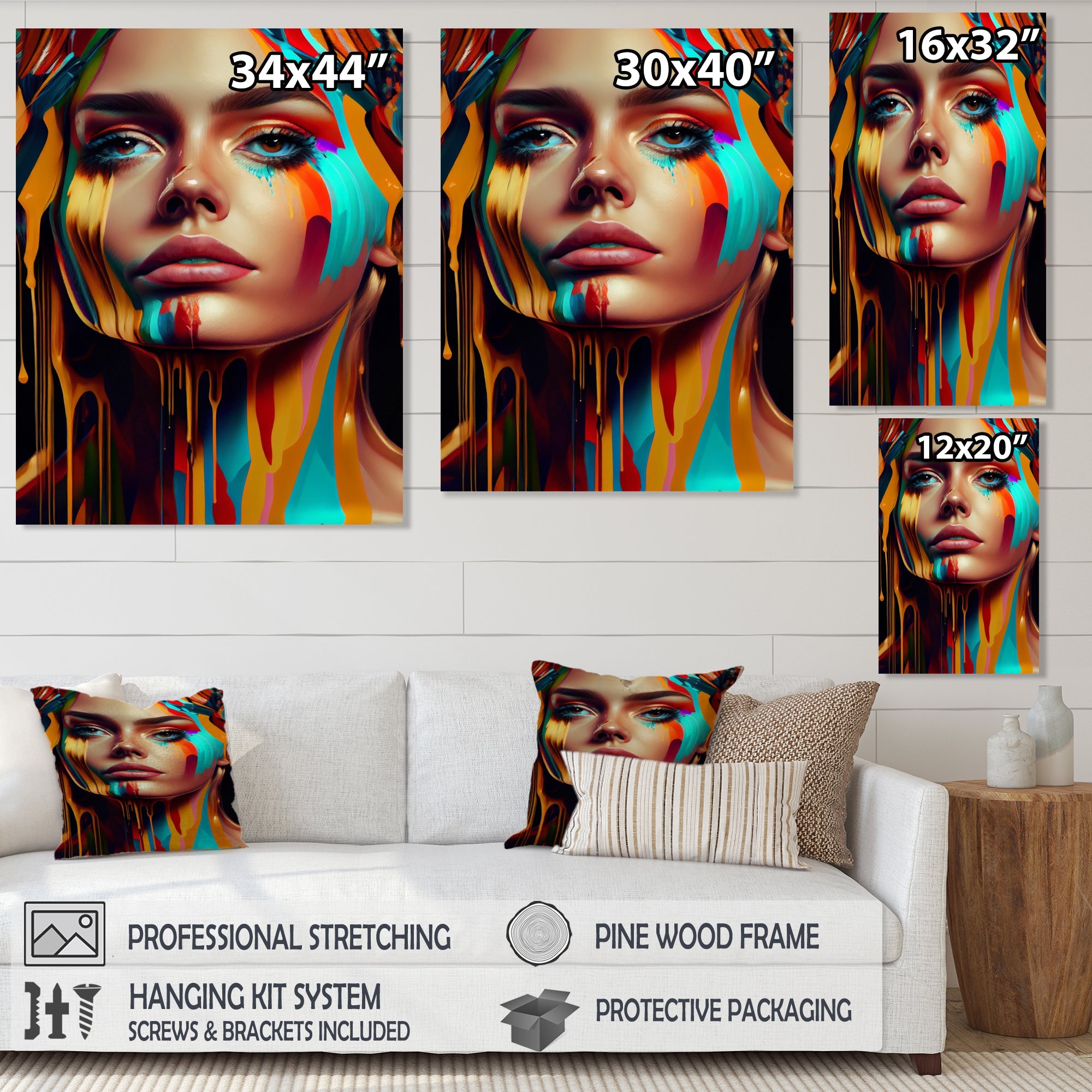 Vibrant Creative Woman Portrait V