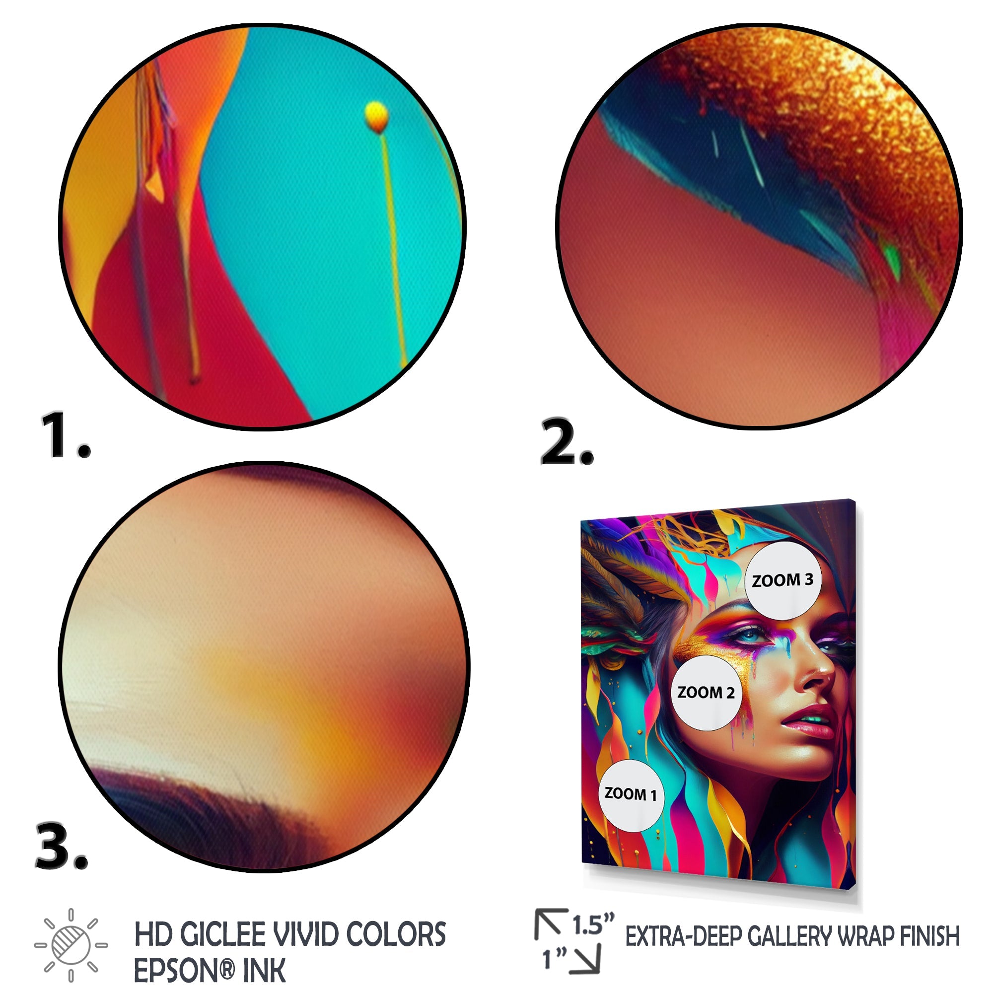 Avant Garde Feather Sensual Portrait II