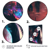 Double Exposure Woman Portrait Sci-Fi I