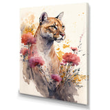 Cute Puma Floral Art III