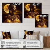 Queen African Woman Under Moon III