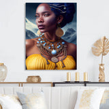 Queen African Woman In Winter