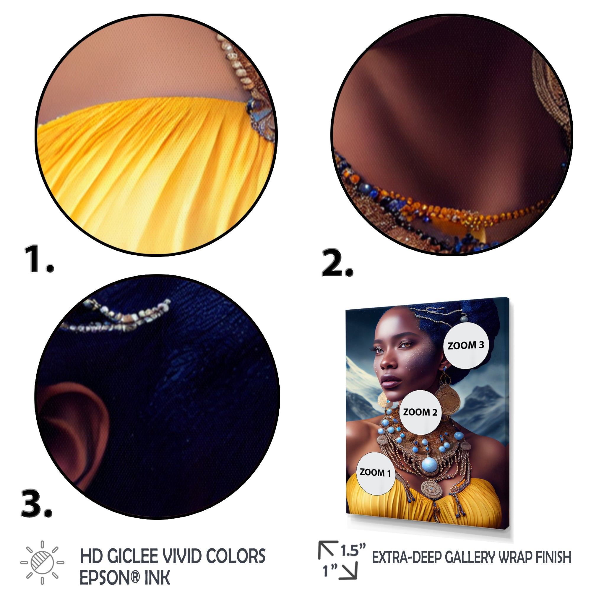 Queen African Woman In Winter