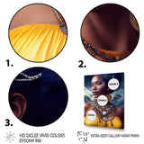 Queen African Woman In Winter