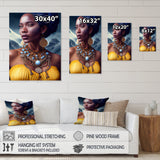 Queen African Woman In Winter