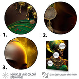 Emerald Queen African Woman Under Moon III