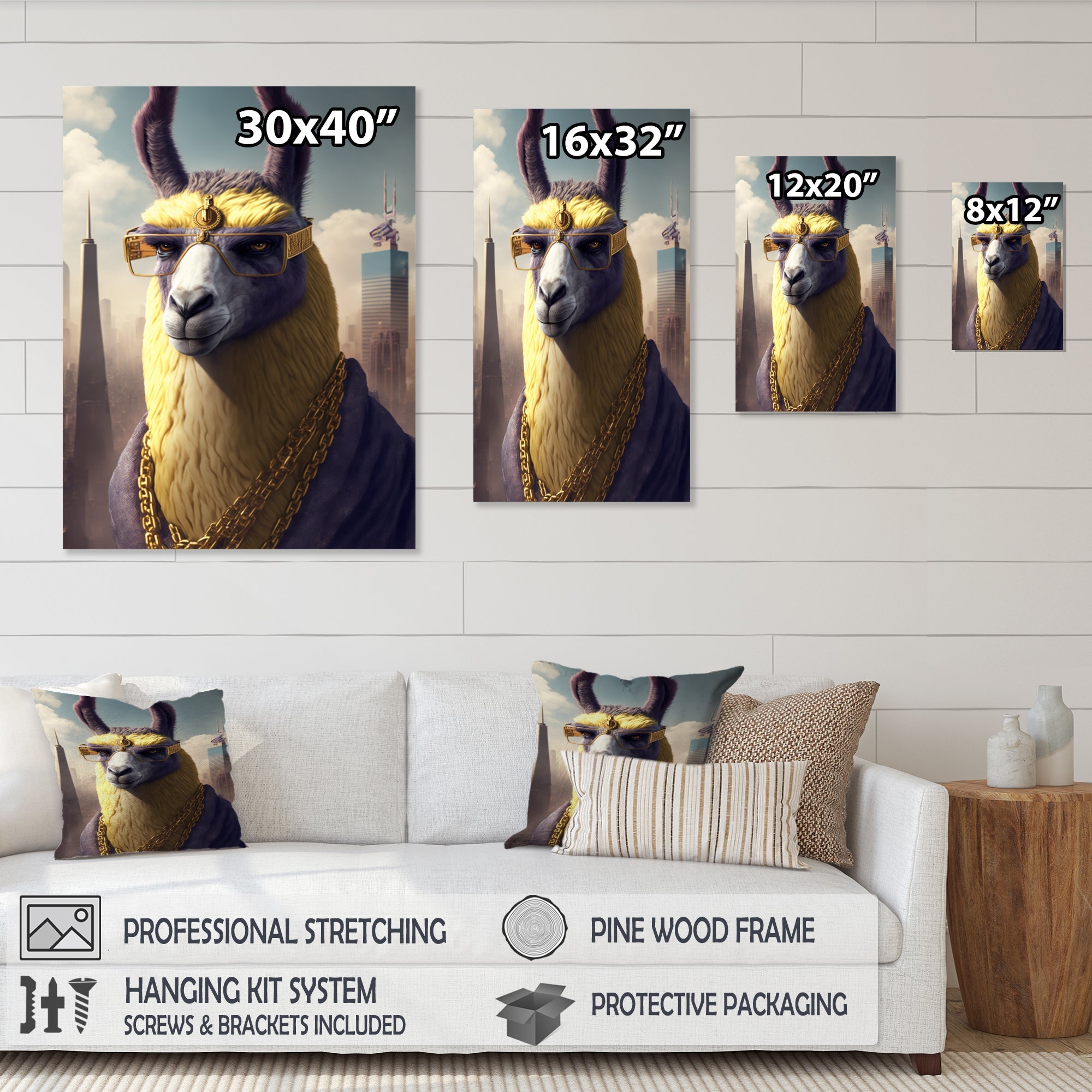 Llama Gangster In NYC