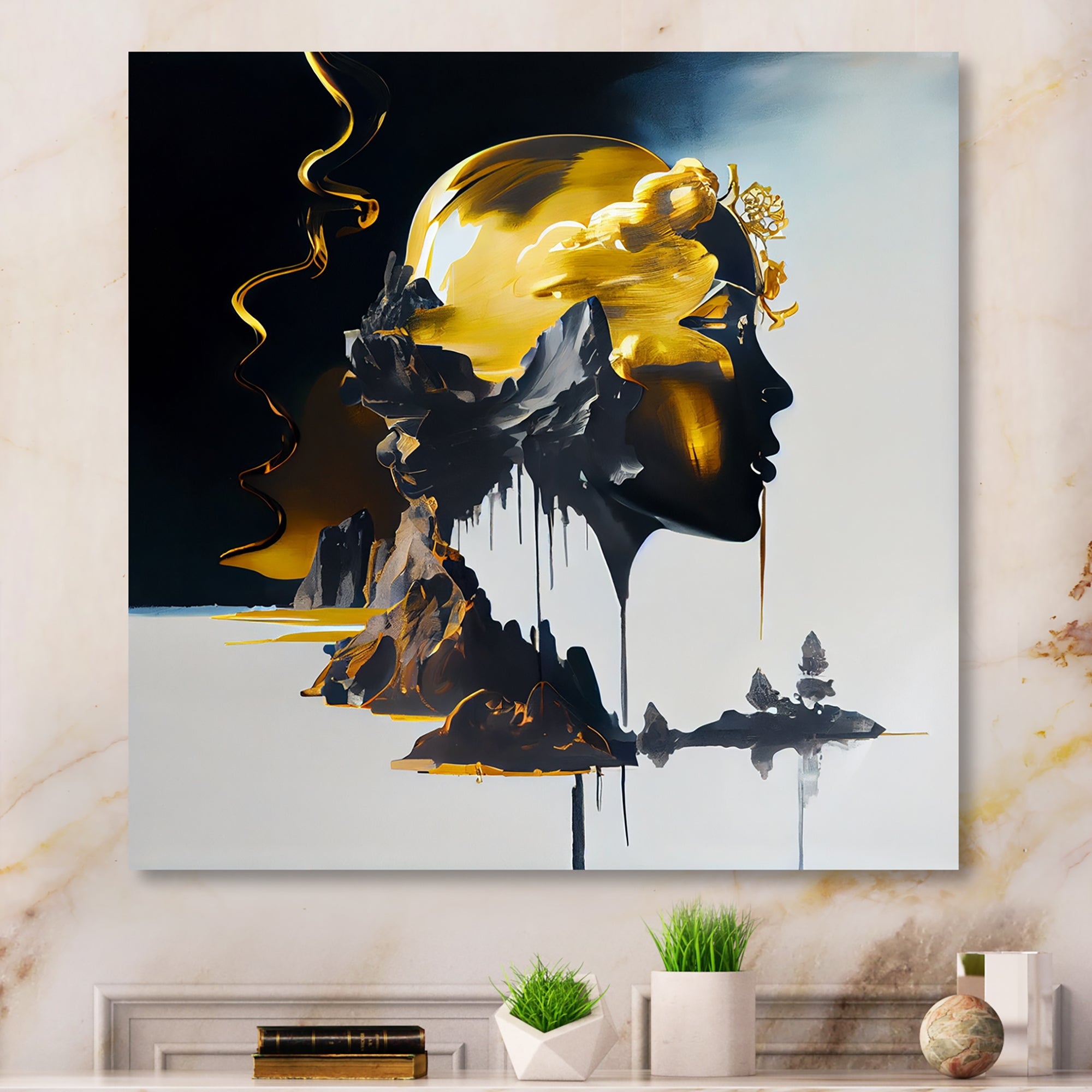 Double Explosure Of Man Dream II