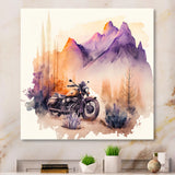 Motorcycle Parked In The Desert IV