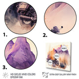 Motorcycle Parked In The Desert IV