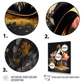 Black And Gold High Heel Shoe I