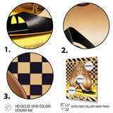 Retro Art Deco High Heel Shoe V