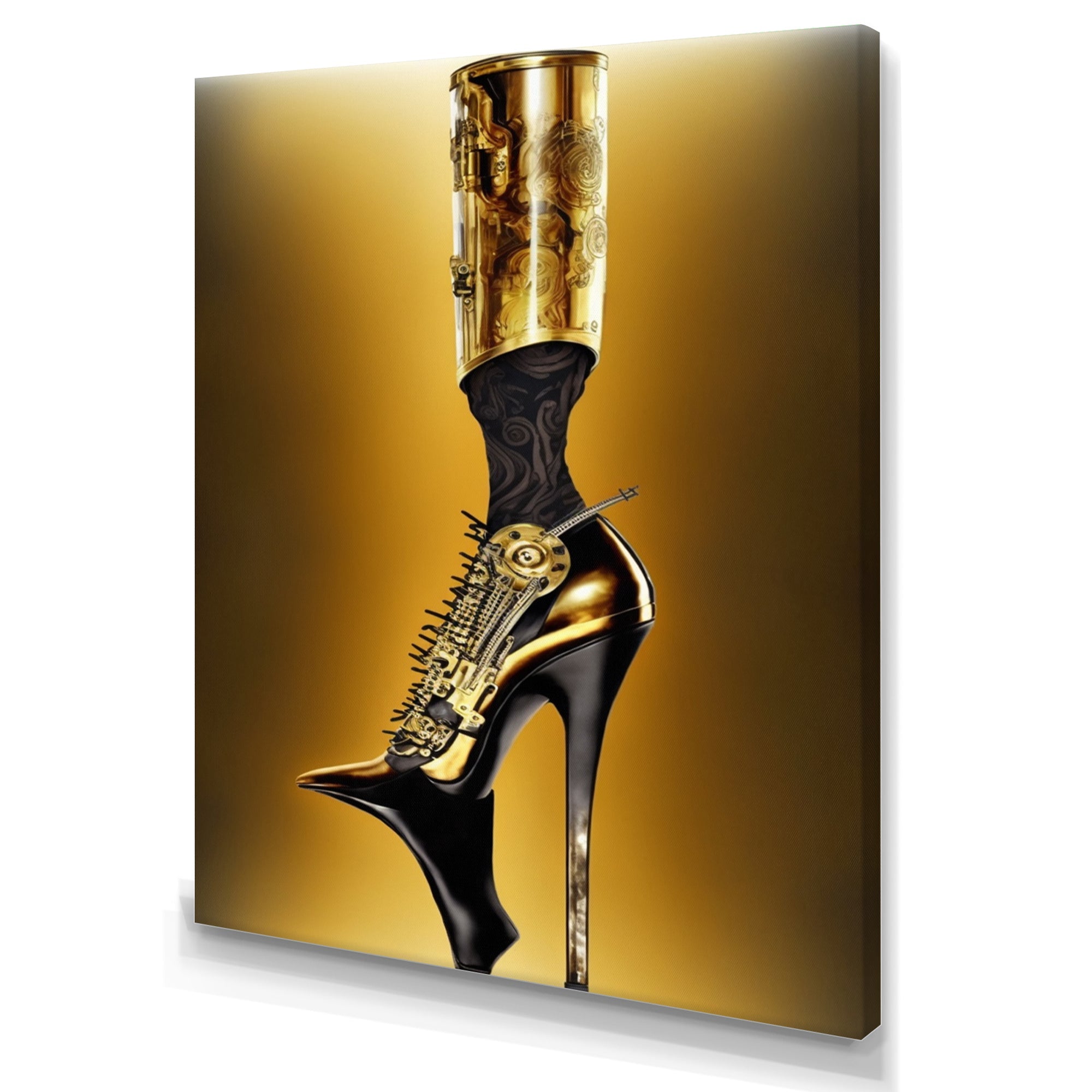 Golden Mechanic High Heel V