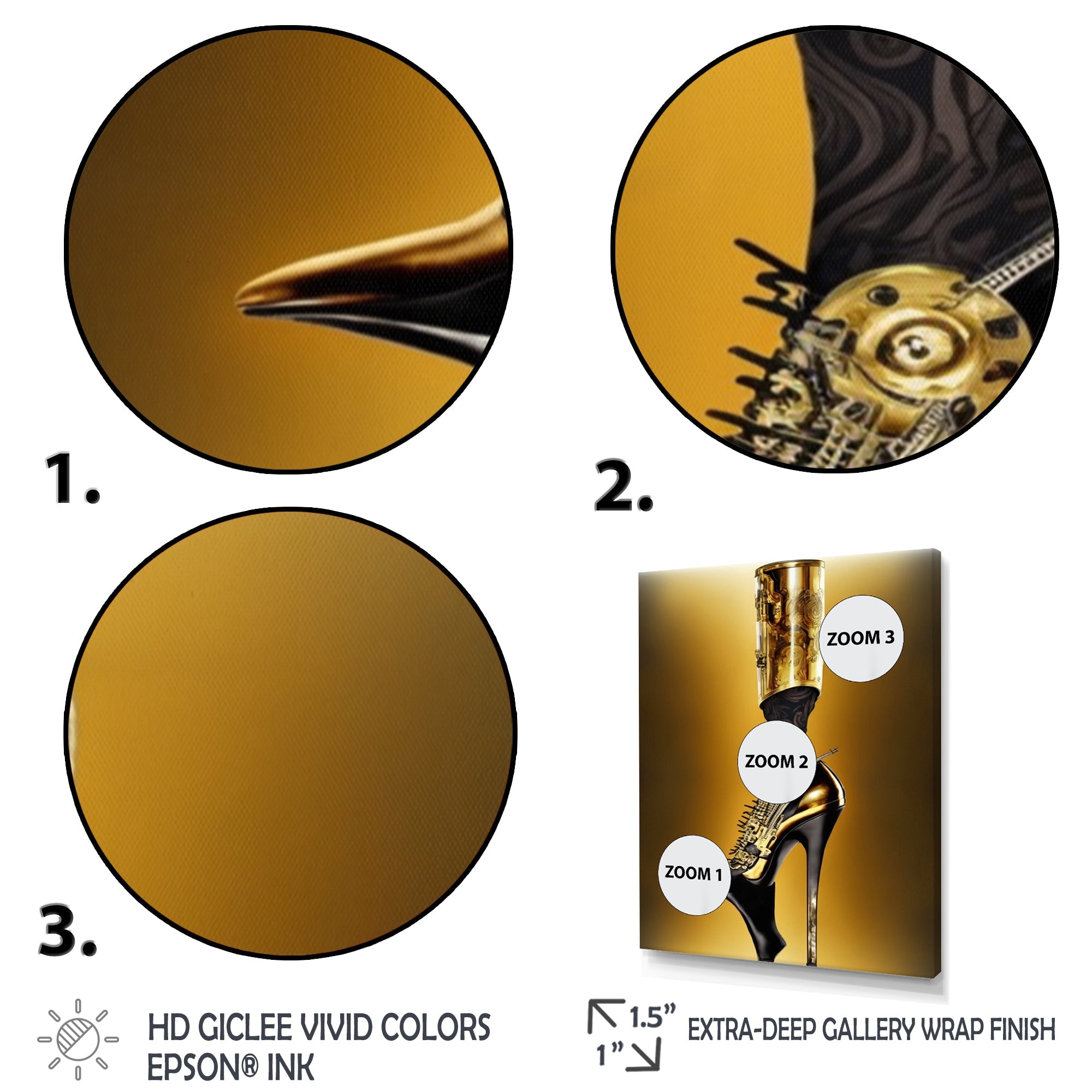 Golden Mechanic High Heel V