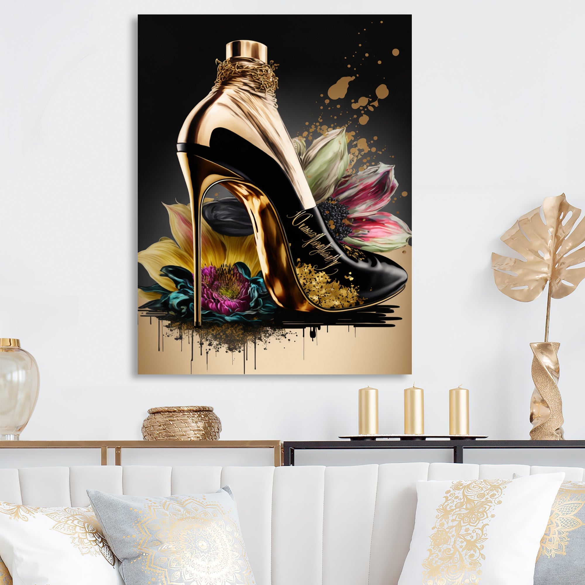 Gold Champagne Heel III