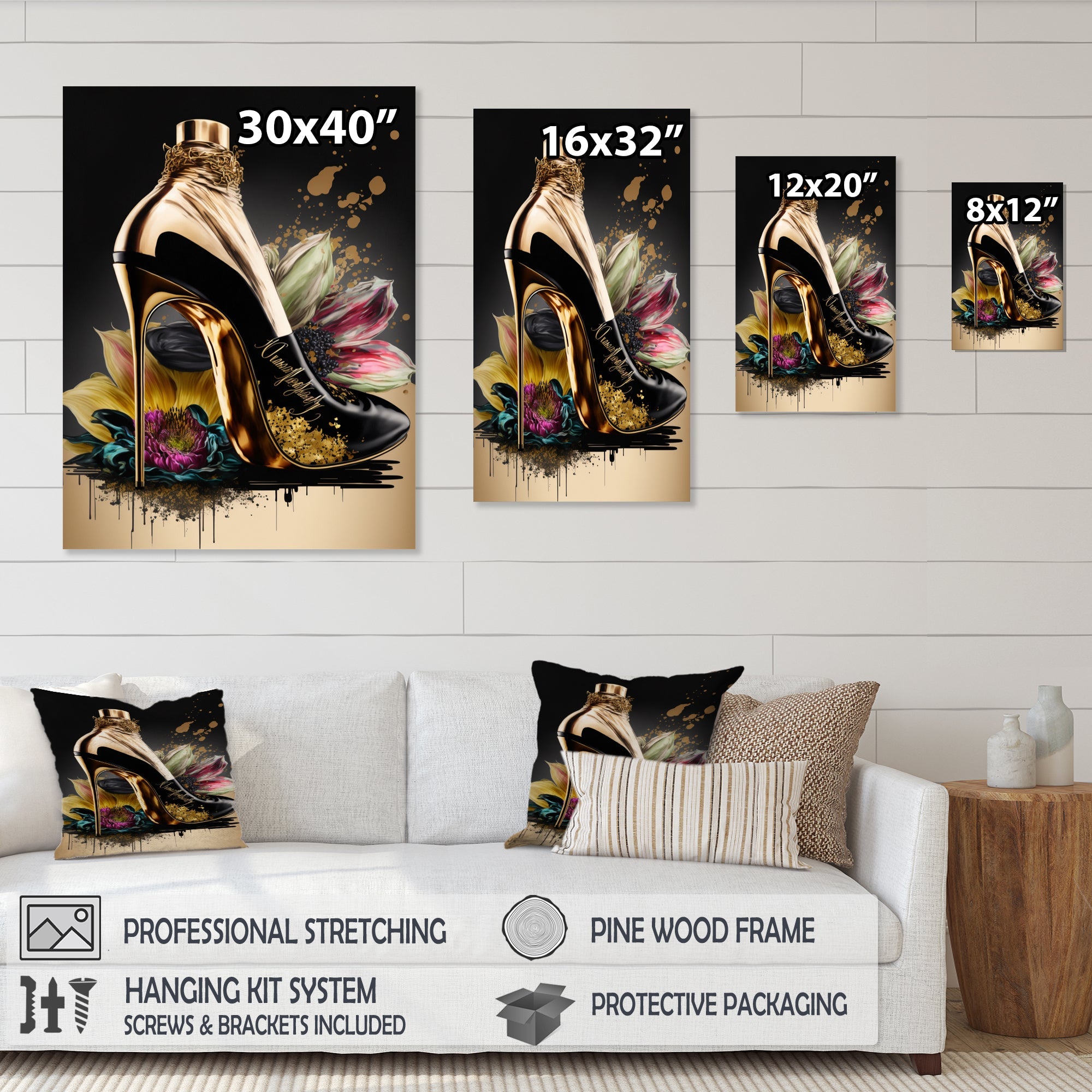 Gold Champagne Heel III