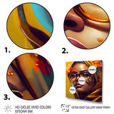 Stylish Arabic Woman With Floral Hijab IV