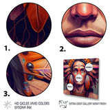 Colorful Native American Man III