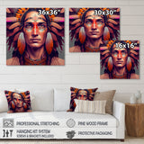 Colorful Native American Man III